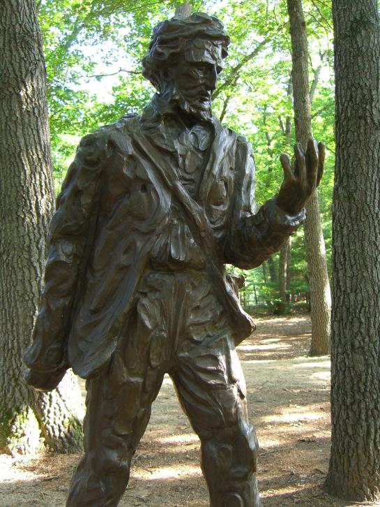 Missing the point: Statues pt.2: More stupid statues – Why does this one of Henry David Thoreau exist? (And actually… hang on, wait. Look at it. He’s actually asking the same question.)