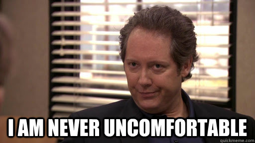The philosophy of: Robert California – In any situation –awkward, uncomfortable, weird, unusual, difficult or whatever– comfort is controlled by you