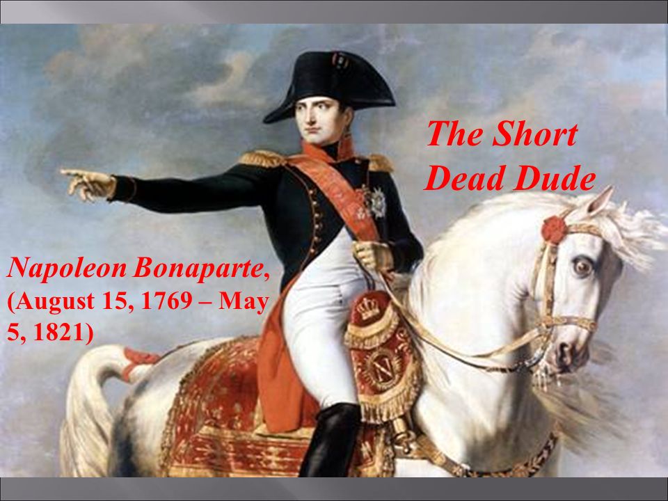 Napoleon actually was a short dead dude (The philosophy of: Bill S. Preston Esquire pt.2)