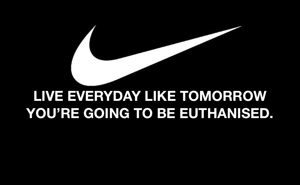 The Nike Slogan that didn’t make it.