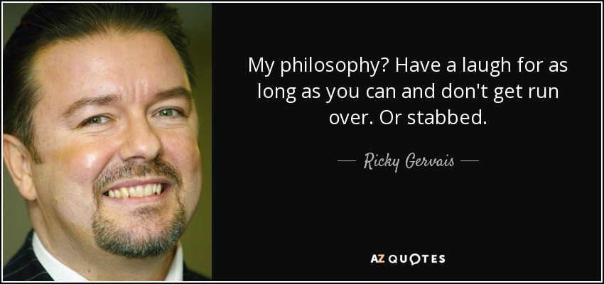 The Philosophy of: Ricky Gervais [pt.2] – On Philosophy & If you were just a mind in a tank..