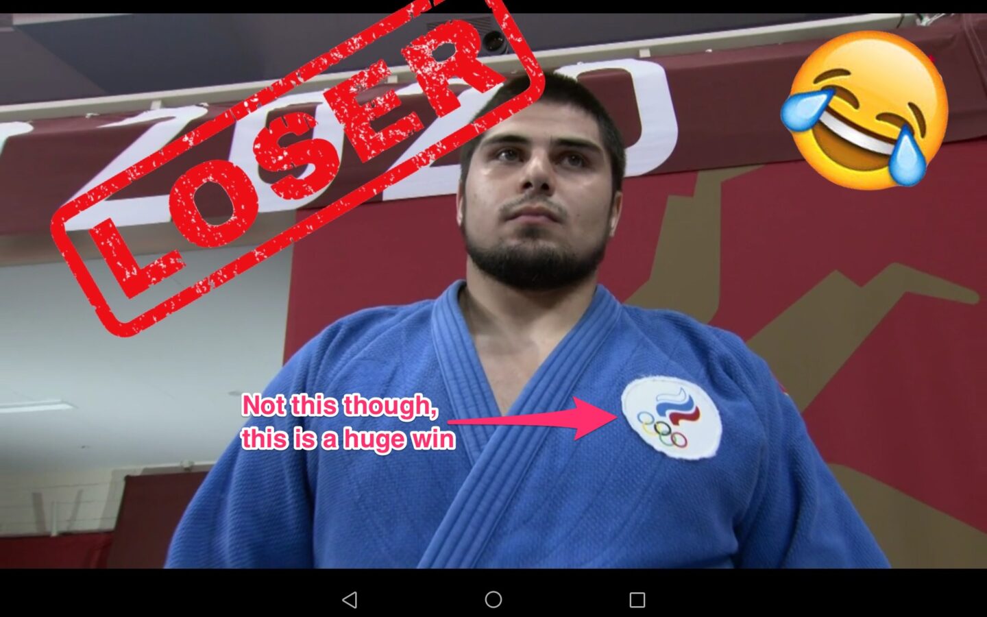 What! A! Loser! – Russian Judoka Tamerlan Bashaev