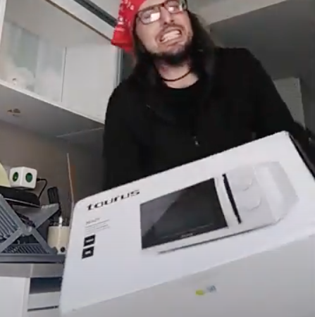 UNBOXING a microwave!