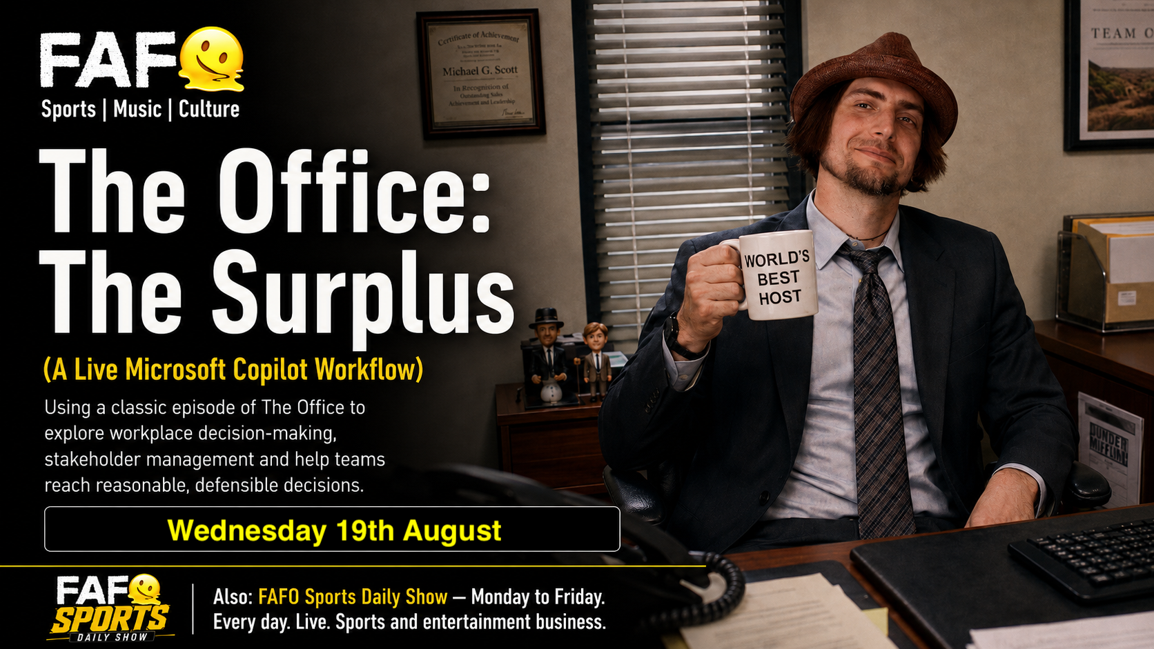 The Office: The Surplus (A Live Microsoft Copilot Workflow) post thumbnail image